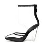 Black/8cm heels