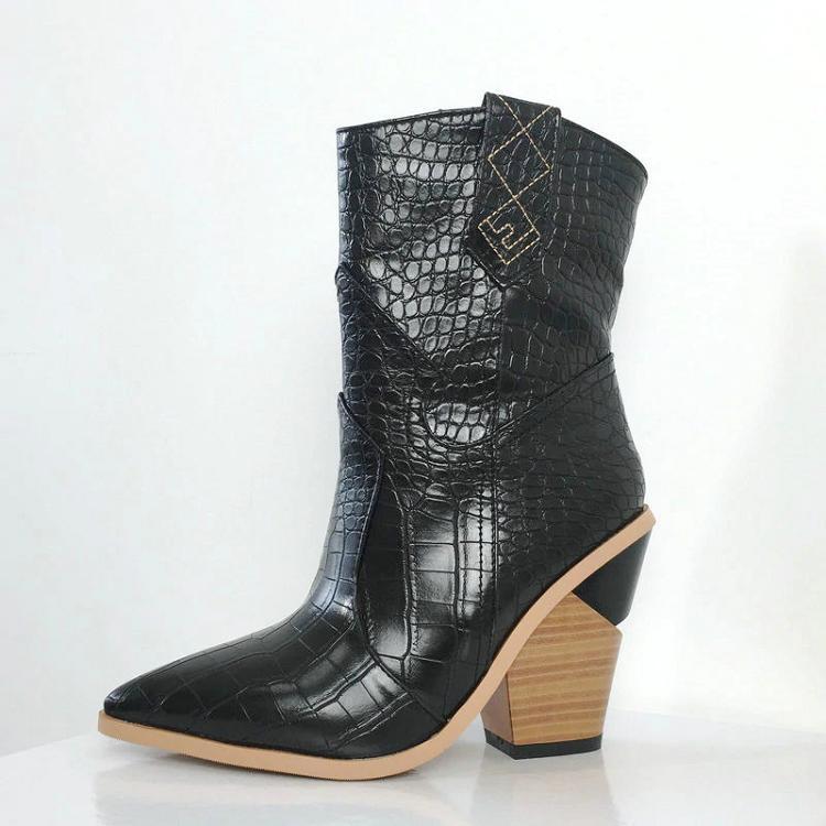 chunky cowboy boots