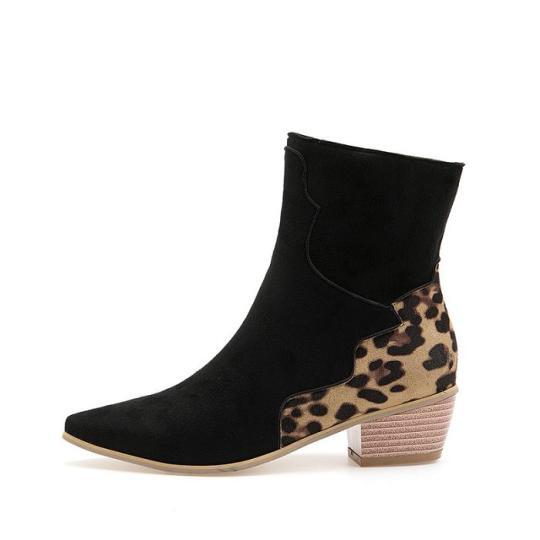 cowgirl ankle boots low heel