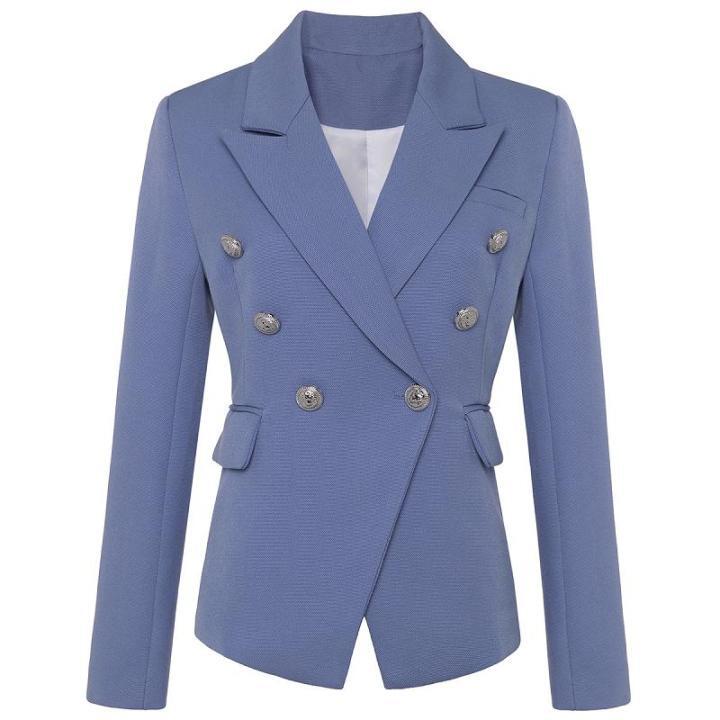 light blue short jacket
