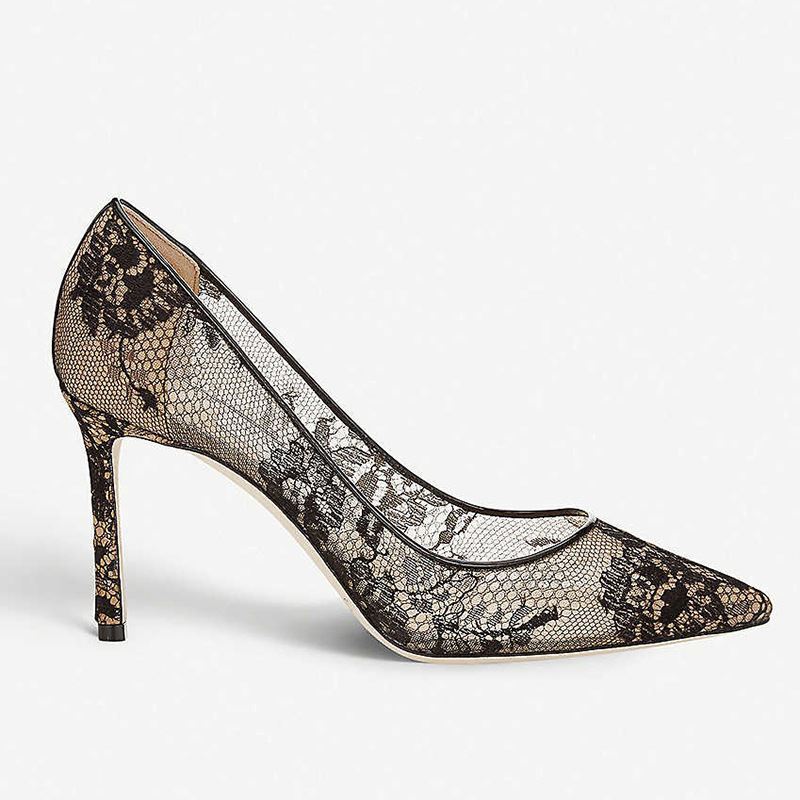 black lace shoes womens