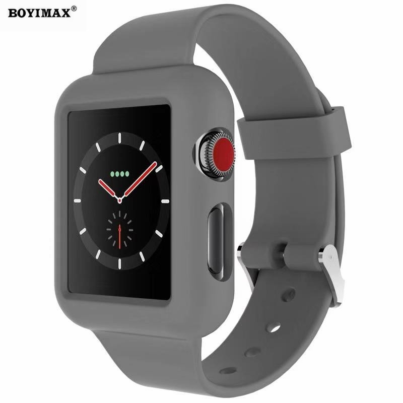 Fashionable silicone watch bands 44mm for Iphone apple, men womens