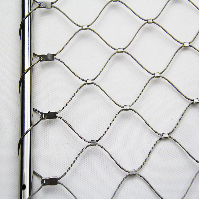 stainless steel wire rope mesh protective screening
