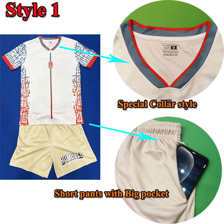 Soccer jersey style variations and designs