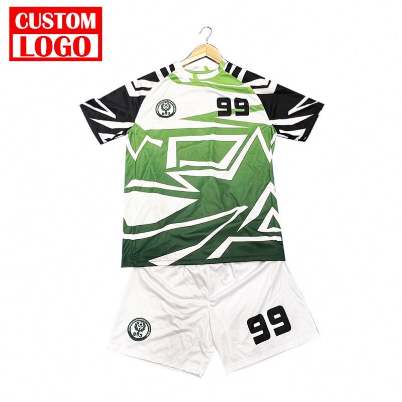 2022 New Model Cheap Sublimated Uniform Football Unbranded Soccer Jersey view 2