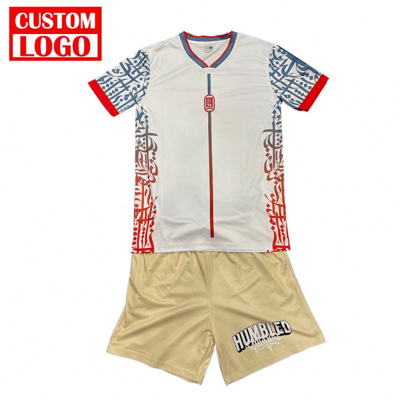 2022 New Model Cheap Sublimated Uniform Football Unbranded Soccer Jersey view 3