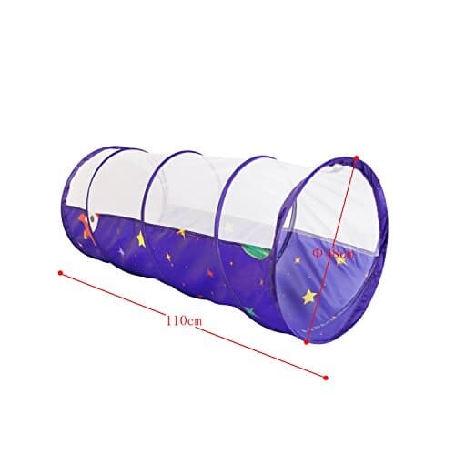 Homfu Kids Pop-Up Tent with Tunnel 3 in 1 Playhouse for Toddler&Children Birthday Gift to Crawl Homfu Kids Pop-Up Tent with Tunnel 3 in 1 Playhouse for Toddler&Children Birthday Gift to Crawl