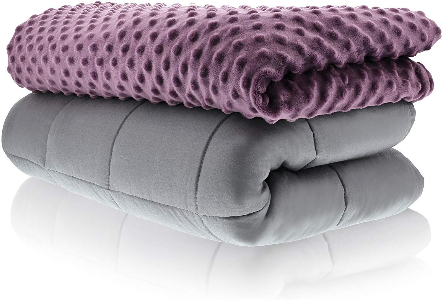 hot sell Cooling Weighted Blanket Removable Cover with Premium Glass