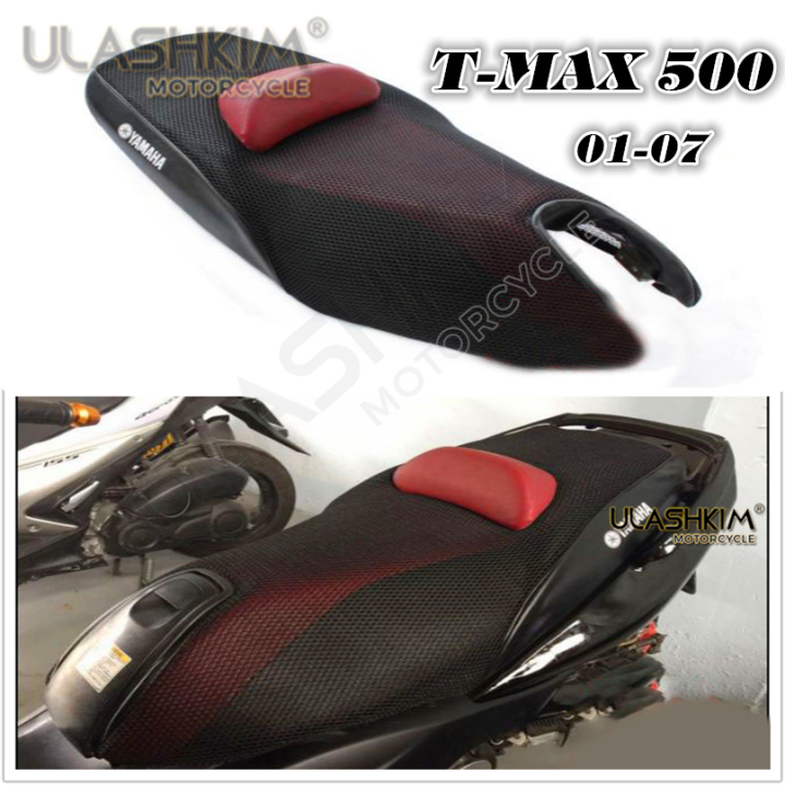 Motorcycle Exhaust Muffler Escape 3d 7mm Sunscreen Cushion Cover Modified T Max Seat Cover Heat Insulation Cushion Cover For Yamaha Tmax500 2001 2007tmax 500 530 3d 7mm Sunscreen Cushion Cover Modified T Max Seat Cover Heat