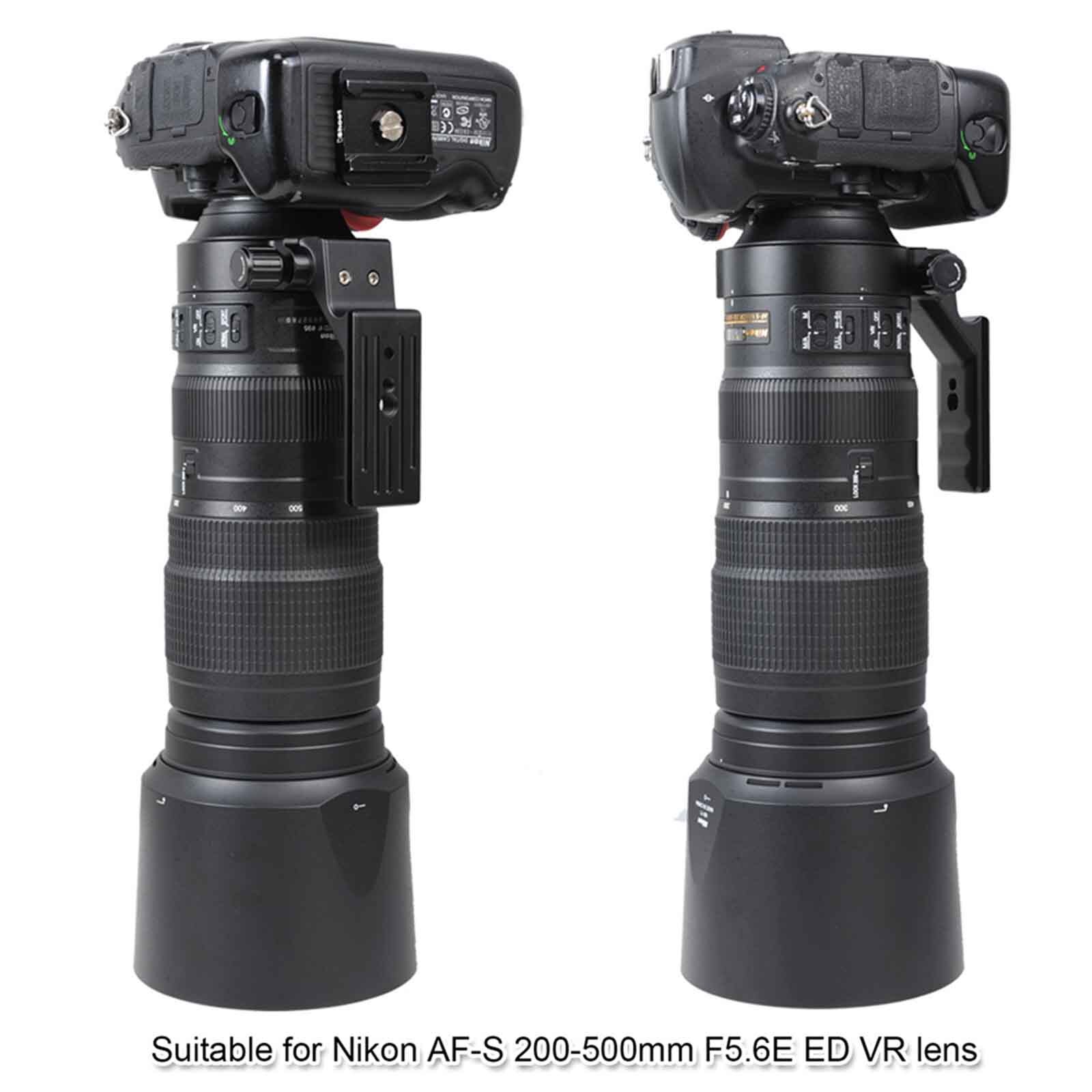 Lente trípode abrazadera rápidamente placa de cambio para Nikon AF-S 200-500mm f5.6e ed VR 