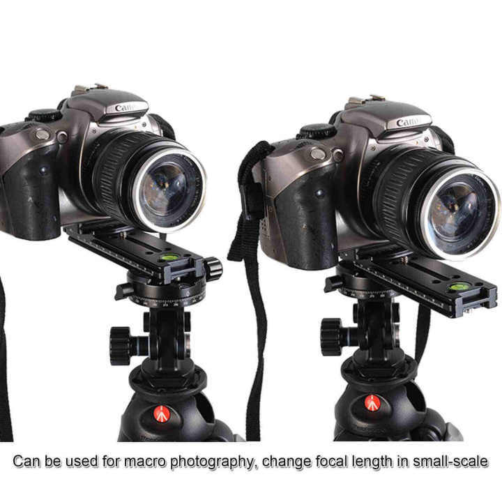 Integrated Clamp + Quick Release Plate for Camera Tripod Ball Head