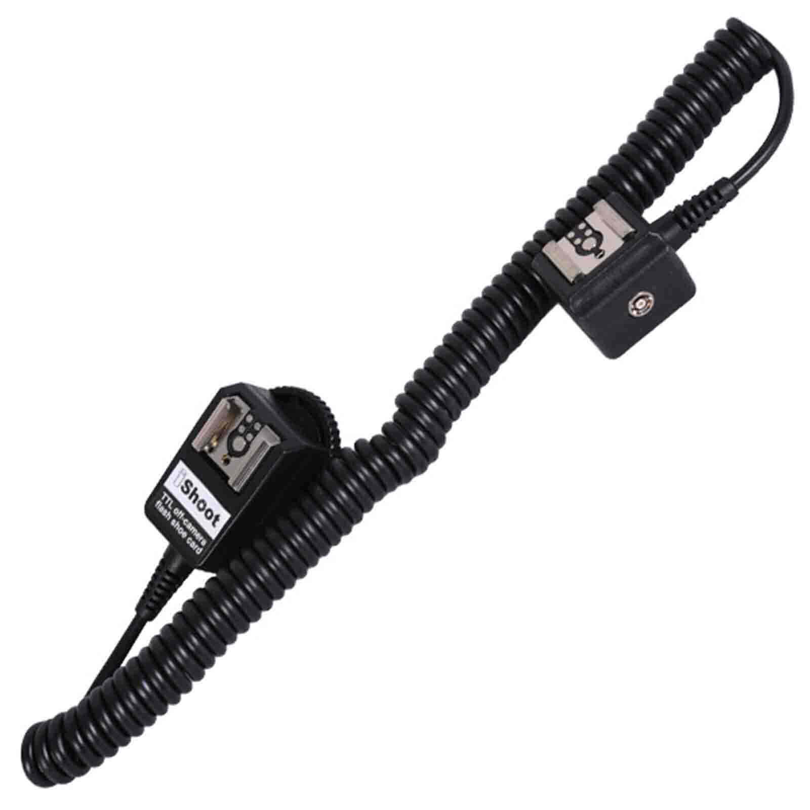 Flash ETTL OffCamera 2Hot Shoe Cord cable PC SYNC Port for Canon