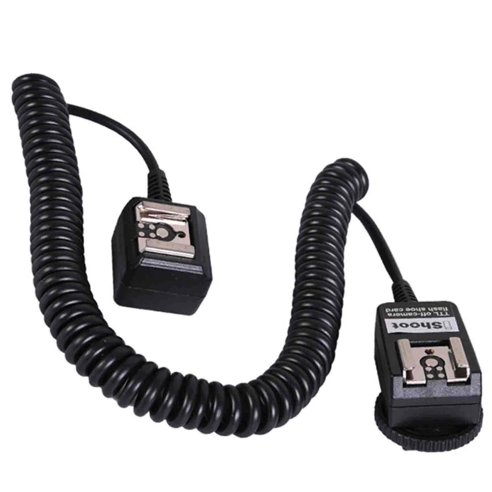 Flash ETTL OffCamera 2Hot Shoe Cord cable PC SYNC Port