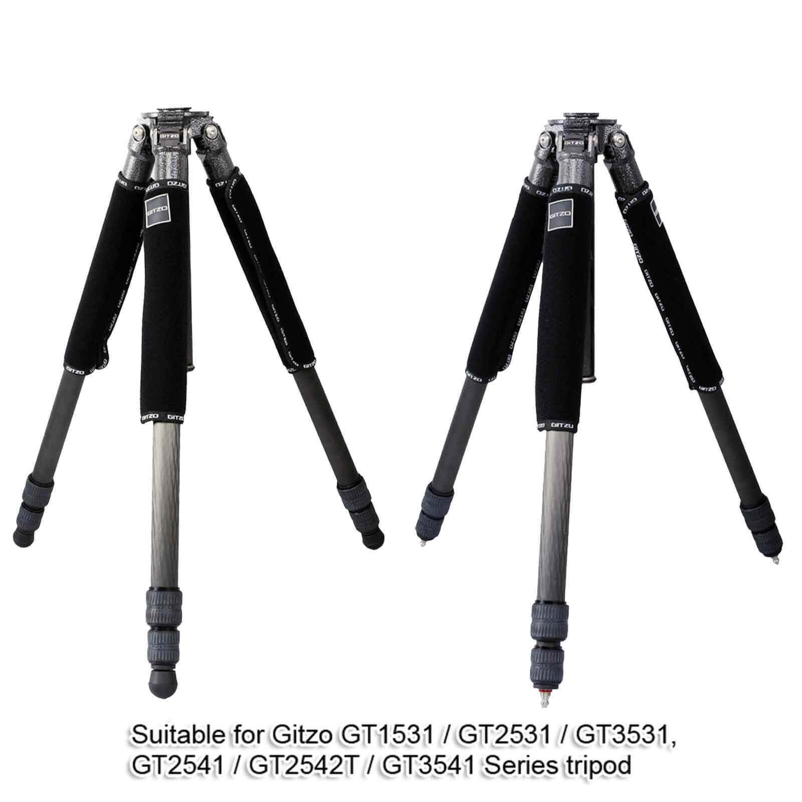 3/8 Male Threaded Stainless Steel Spike Foot with Anti-skidding Rubber Sleeve for Gitzo Monopod and GT1531 GT2531 GT3531 GT2541 GT2542T GT3541 Series Tripod 