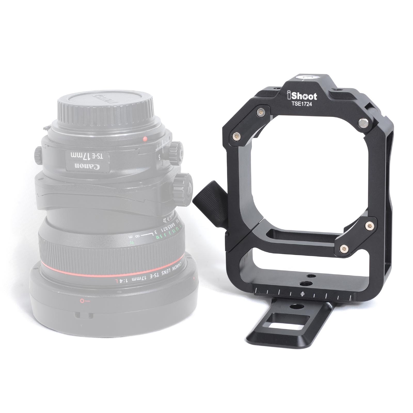 iShoot Tripod Mount Ring Lens Collar for Canon TS-E 17mm f/4L Tilt-Shift Lens 3553B002 & Canon TS-E 24mm f/3.5L II Tilt-Shift Lens 3552B002 with Quick Release Plate for Arca-Swiss Fit Tripod Ballhead