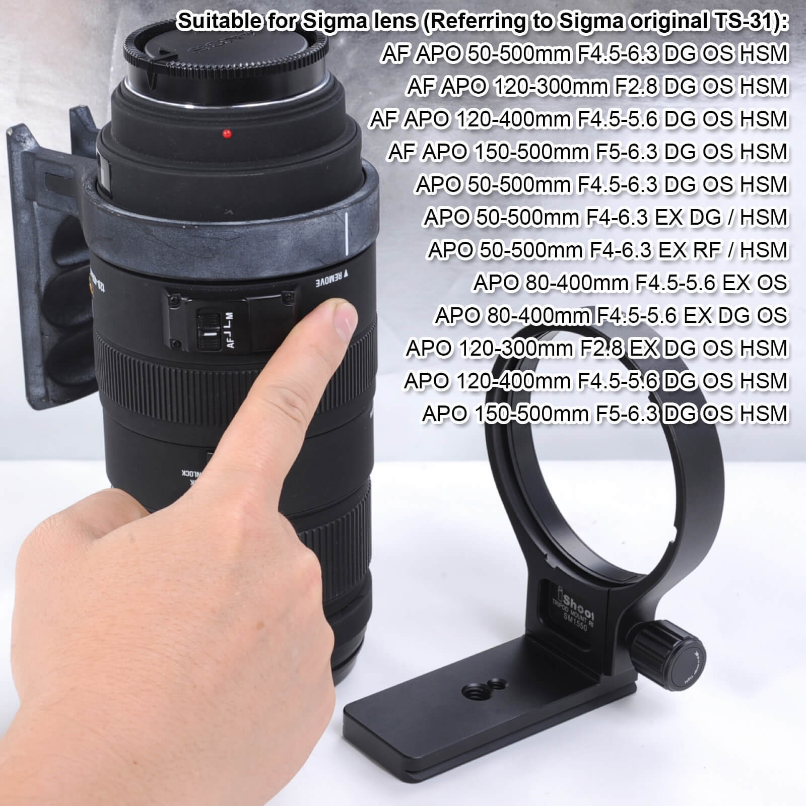Lens Collar Tripod Mount Ring For Sigma Af Apo 50 500mm F4 5 6 3 Dg Os Hsm