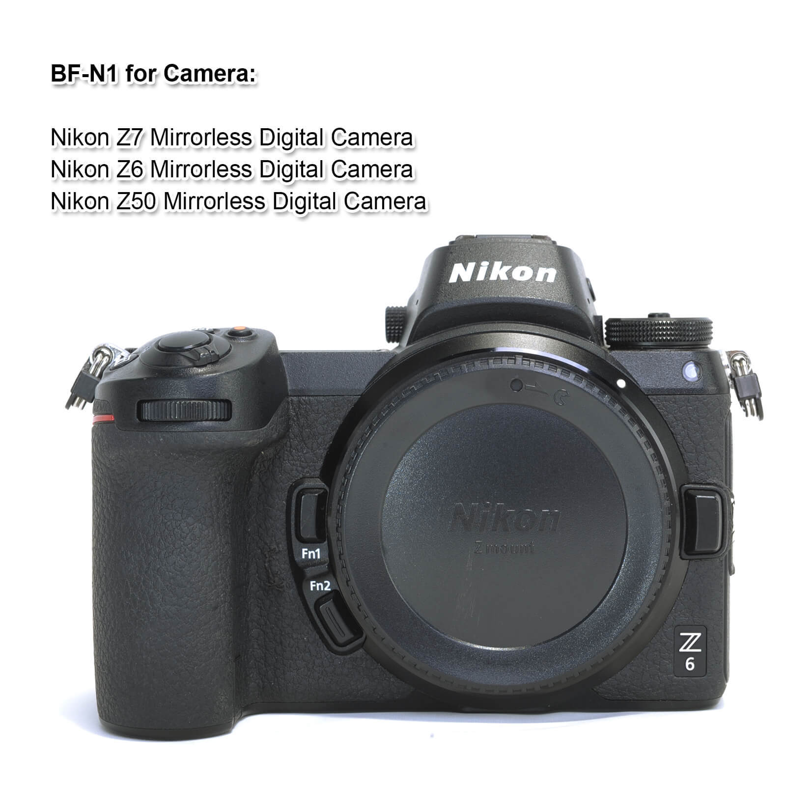 Camera Body Cap and Rear Lens Cap for Nikon Z7 Z6 Z50 Camera Body