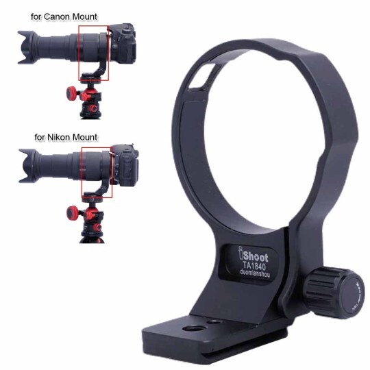 Metal Tripod Mount Ring Lens Collar for Tamron 18-400mm f/3.5-6.3 Di II VC HLD B028