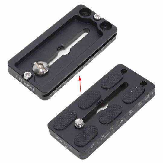 Arca-Swiss Fit 8cm Quick Release Plate for Large Camera Body with Battery Grip