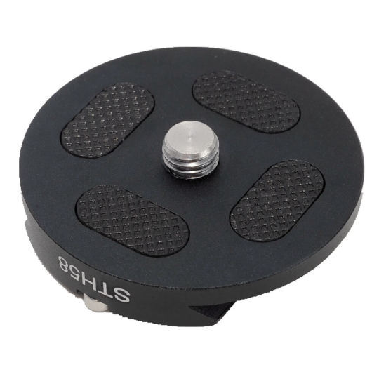 Tripod Head Mount Converter Arca Fit Quick Release Plate Adapter for Cantilever Fluid Ball Head