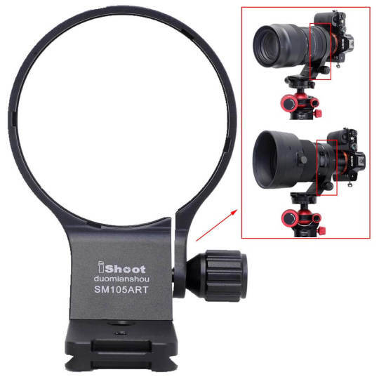 Metal Tripod Mount Ring Lens Collar for Sigma 105mm f/1.4 DG HSM Art (EF/FX/FE/L-mount)