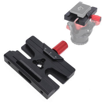 iShoot Adapter Clamp for Manfrotto MH054 MH055 MH057 MHXPRO Tripod Ball Head