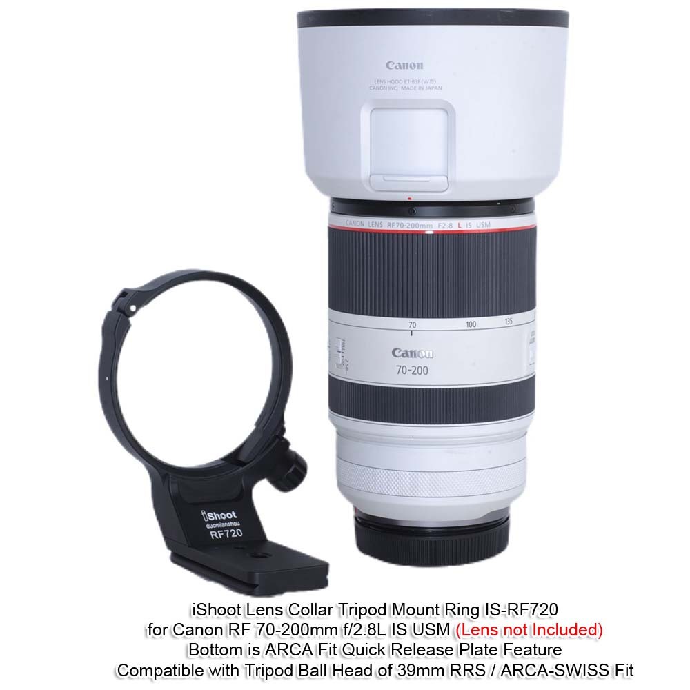 Collar de lente de montaje de trípode Anillo para Canon 70‑200mm F2.8 Lente de Cámara para equilibrado 