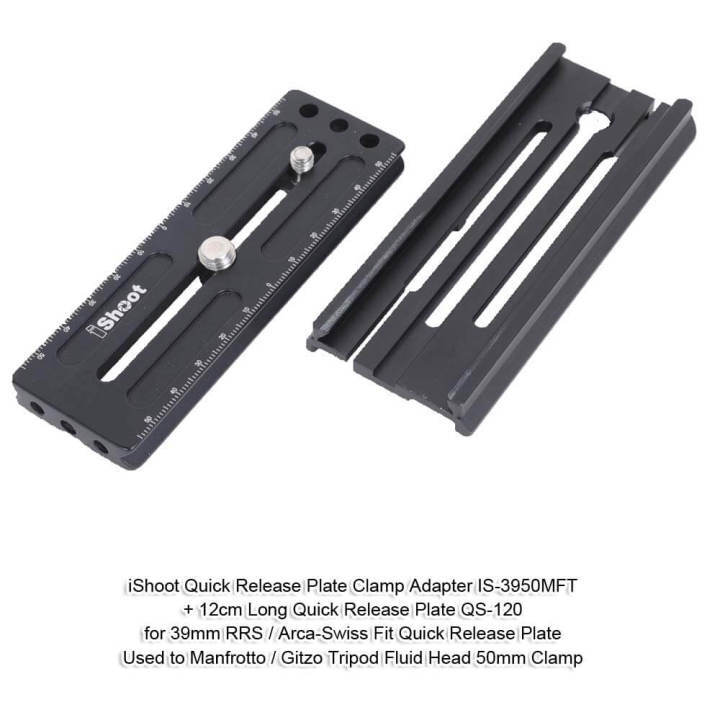 Quick Release Plate Manfrotto UTEBIT 50mm Arca Swiss Quick Release