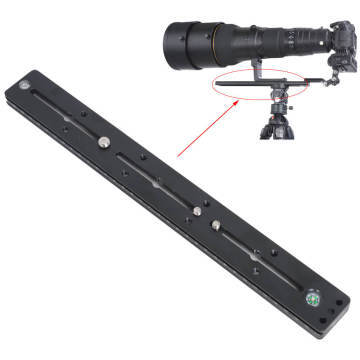 35cm Quick Release Plate QS-350 for Tripod Ball Head / iShoot Double-sided Clamp / Telephoto Lens Support