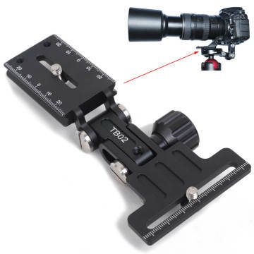 Retractable Foldable Telephoto Zoom Long Focus Lens Bracket Support with Quick Release Plate for Canon Nikon Sony Fuji Olympus