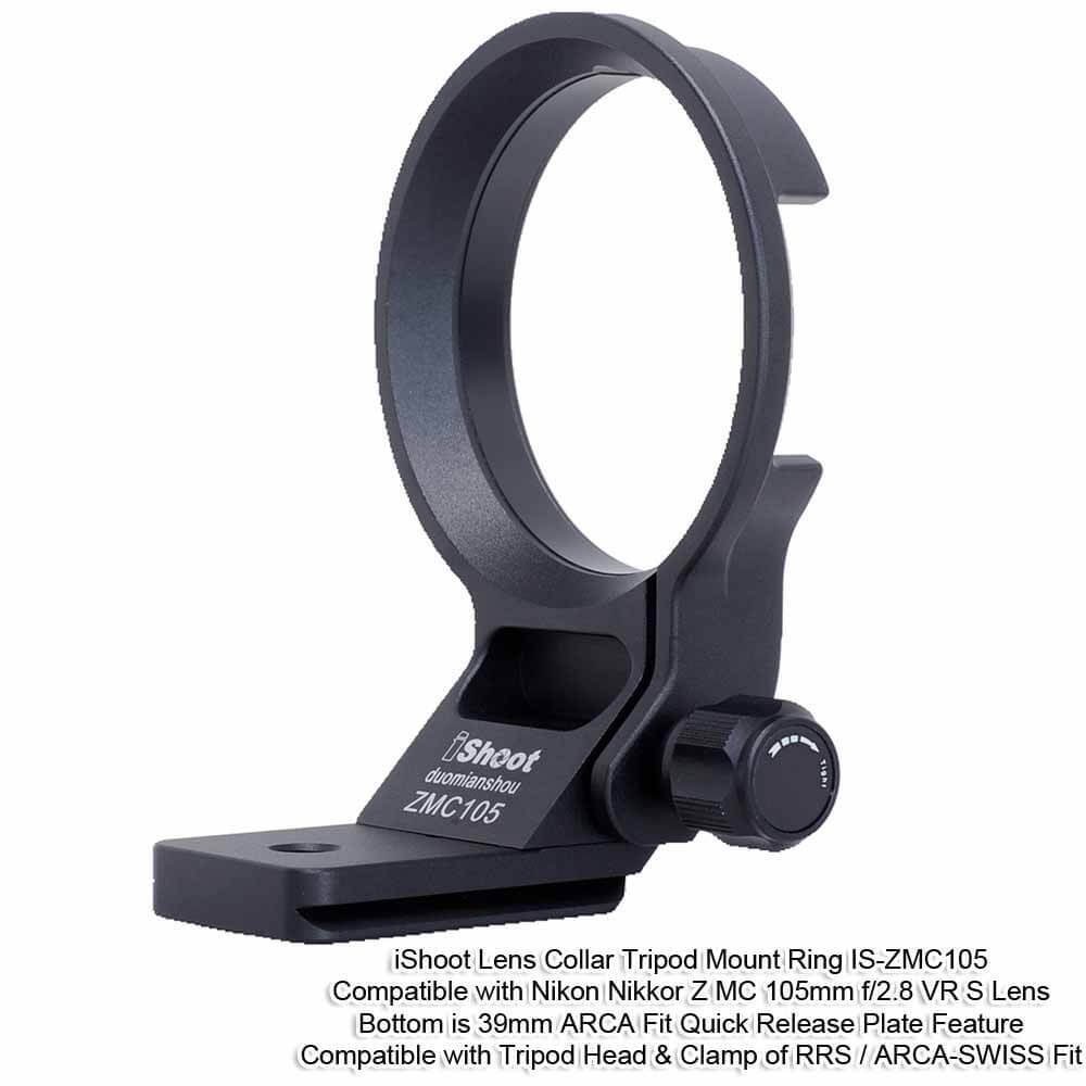 Best iShoot Tripod Mount Ring Lens Collar for Nikon Nikkor Z MC 105mm f