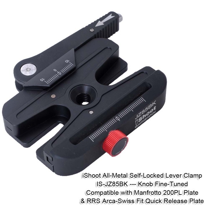 IShoot Adaptateur Trépied Arca-Swiss Vers Gitzo / Manfrotto MH490 MH054 MHXPRO - Convertisseur Rapide