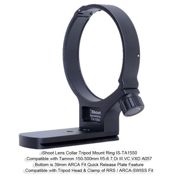 iShoot Tripod Mount Ring Lens Collar for Tamron 150-500mm f/5-6.7 Di III VC VXD A057