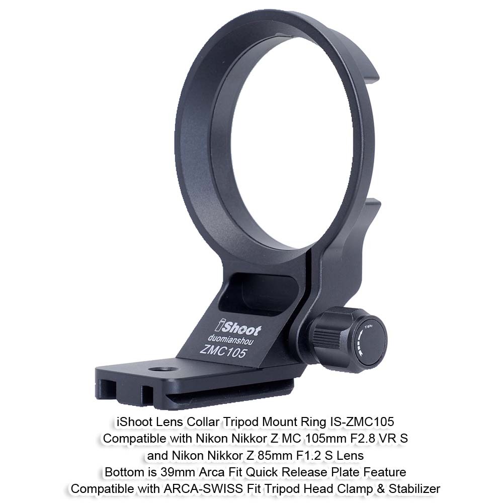 Best iShoot Tripod Mount Ring Lens Collar for Nikon Nikkor Z MC 