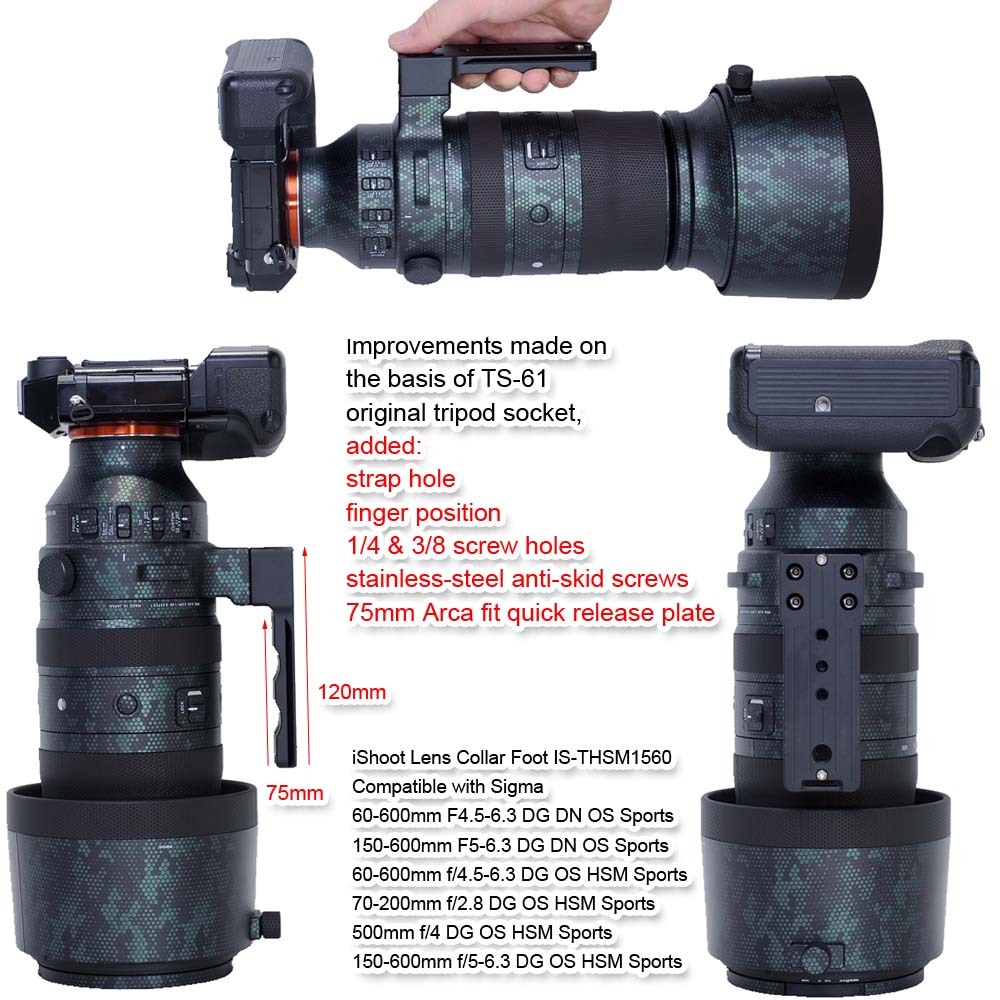 Buy IShoot Lens Collar Tripod Mount Ring Socket Compatible