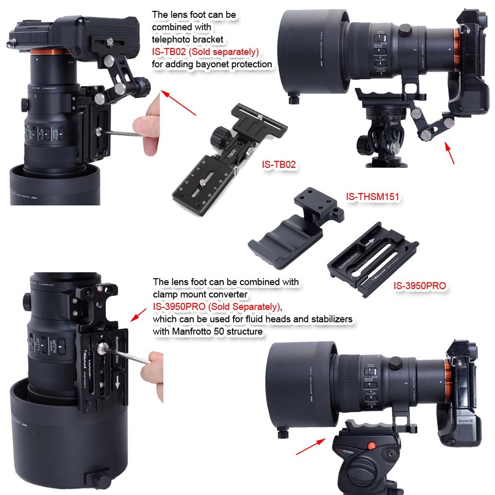 Best iShoot Tripod Mount Ring Base Lens Collar Replacement