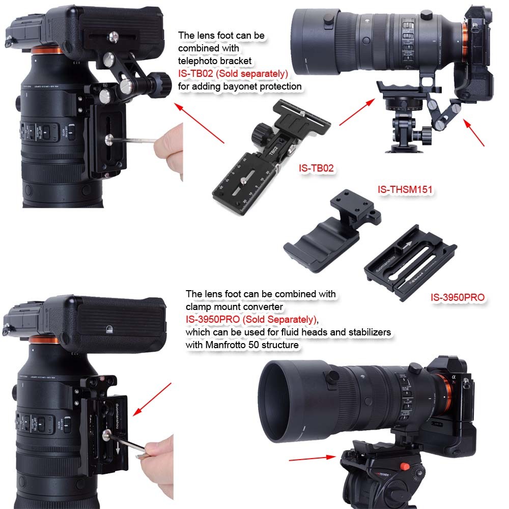 Best iShoot Tripod Mount Ring Base Lens Collar Replacement