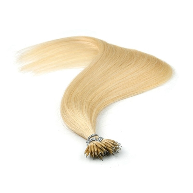 24K Nano Tipped Bead Extension,Remy Hair Nano Ring Hair Extensions
