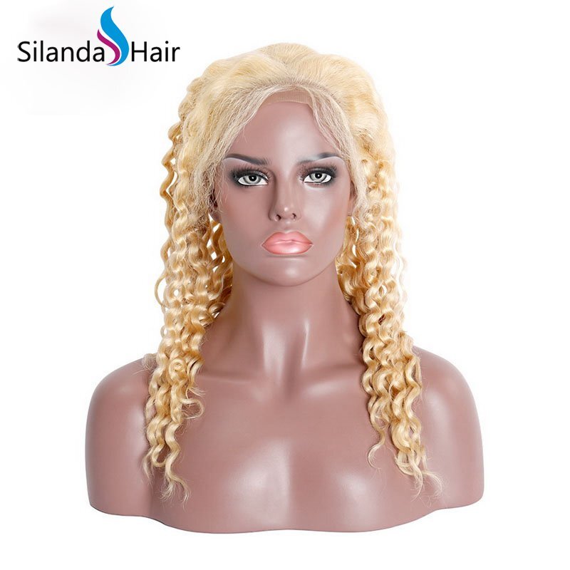 Silanda Hair Jerry Curly #613  Lace Front Full Lace Wigs 100% Real Remy Human Hair