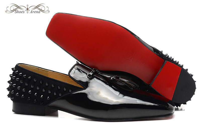 red bottom loafers for women