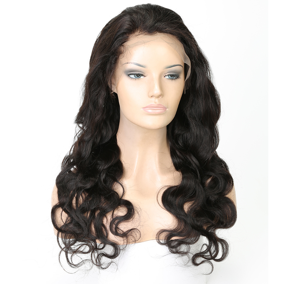 130 Lace Front Body Wave Human Hair Wigs With Baby Hair Natural