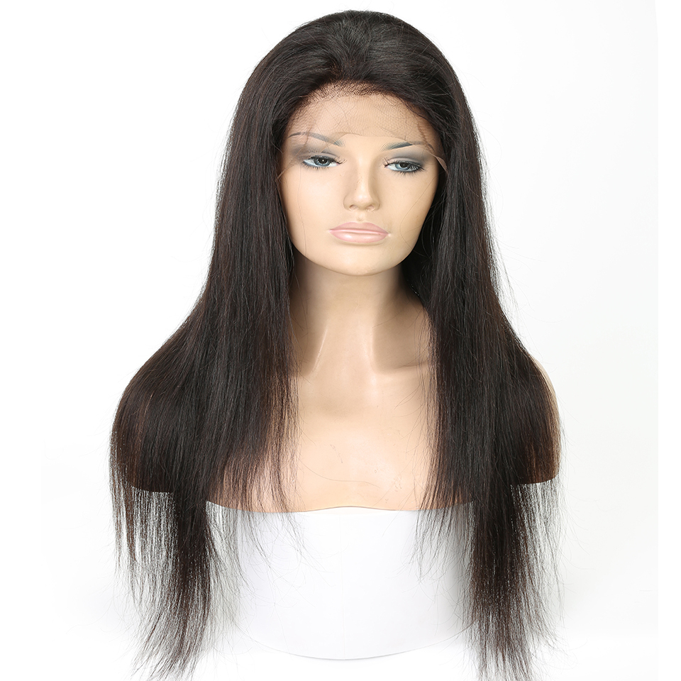 130 Density Lace Front Human Hair Wigs With Straight Hair Wigs