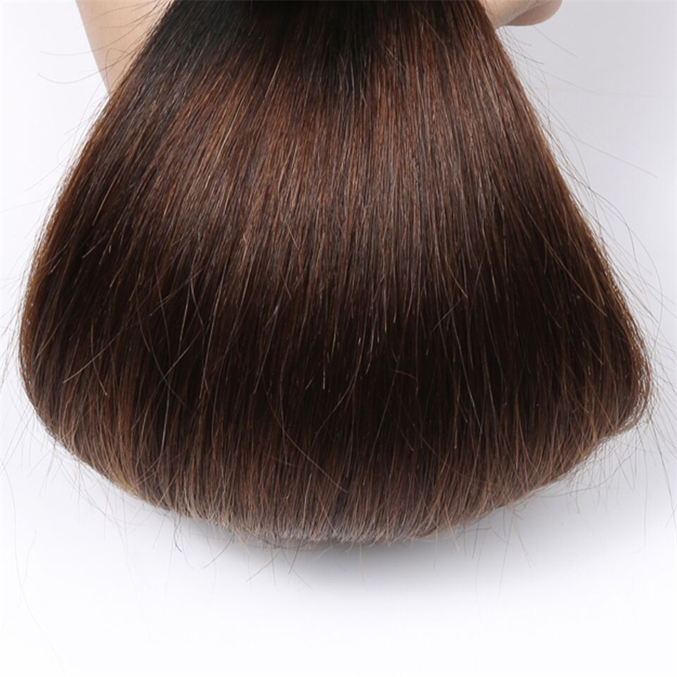 4bundleslot T1b427 Ombre Hair Weave Bundles Straight Hair 3 Tone Black Brown Blonde Human Hair Weft