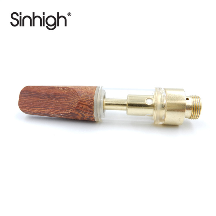 Wood Tip Cartridge 510 Cannabis Oil Cartridge 0.5ml 1.0ml CBD Vape