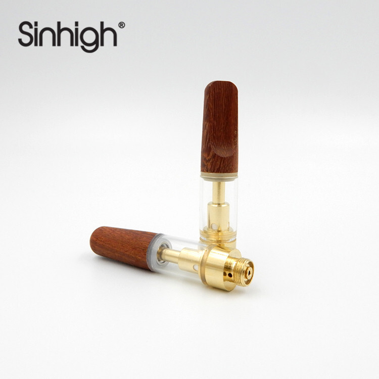 Wood Tip Cartridge 510 Cannabis Oil Cartridge 0.5ml 1.0ml CBD Vape