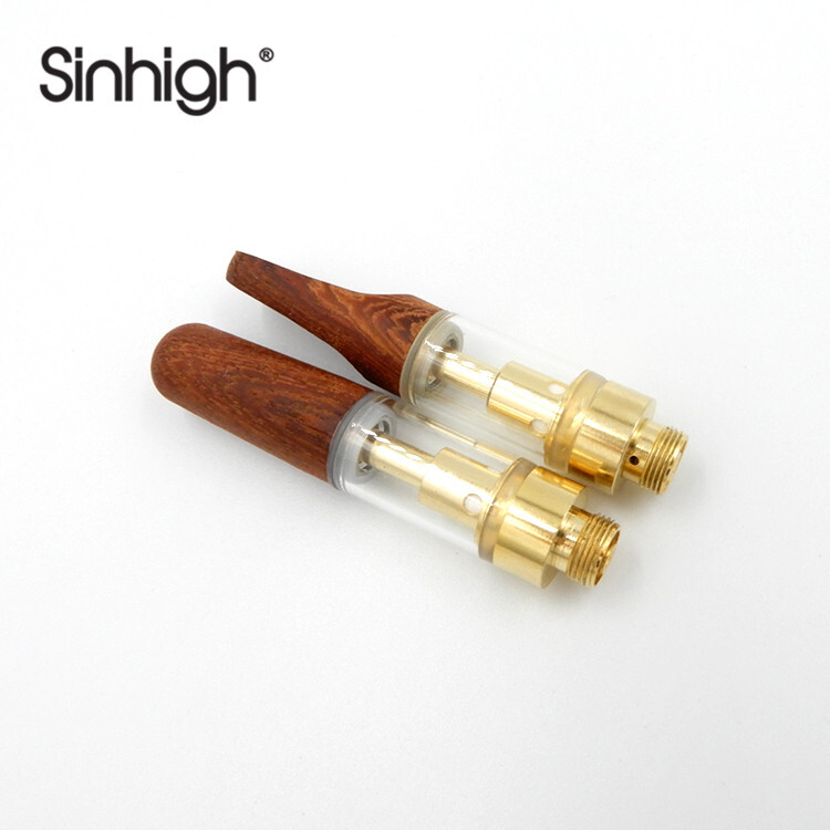 Wood Tip Cartridge 510 Cannabis Oil Cartridge 0.5ml 1.0ml CBD Vape