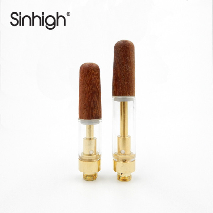 Wood Tip Cartridge 510 Cannabis Oil Cartridge 0.5ml 1.0ml CBD Vape