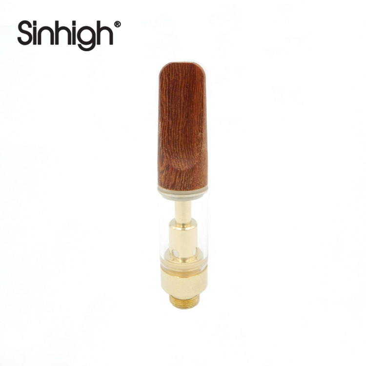 Wood Tip Cartridge 510 Cannabis Oil Cartridge 0.5ml 1.0ml CBD Vape