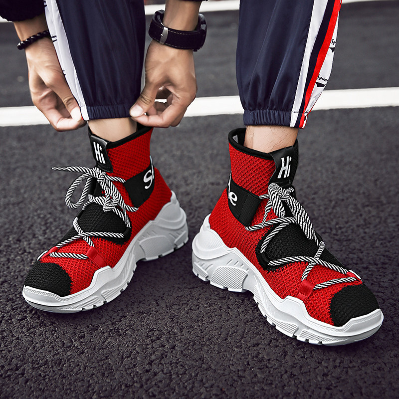 High Tops Unisex Basketball Shoes Men S Fashion Sport Shoes