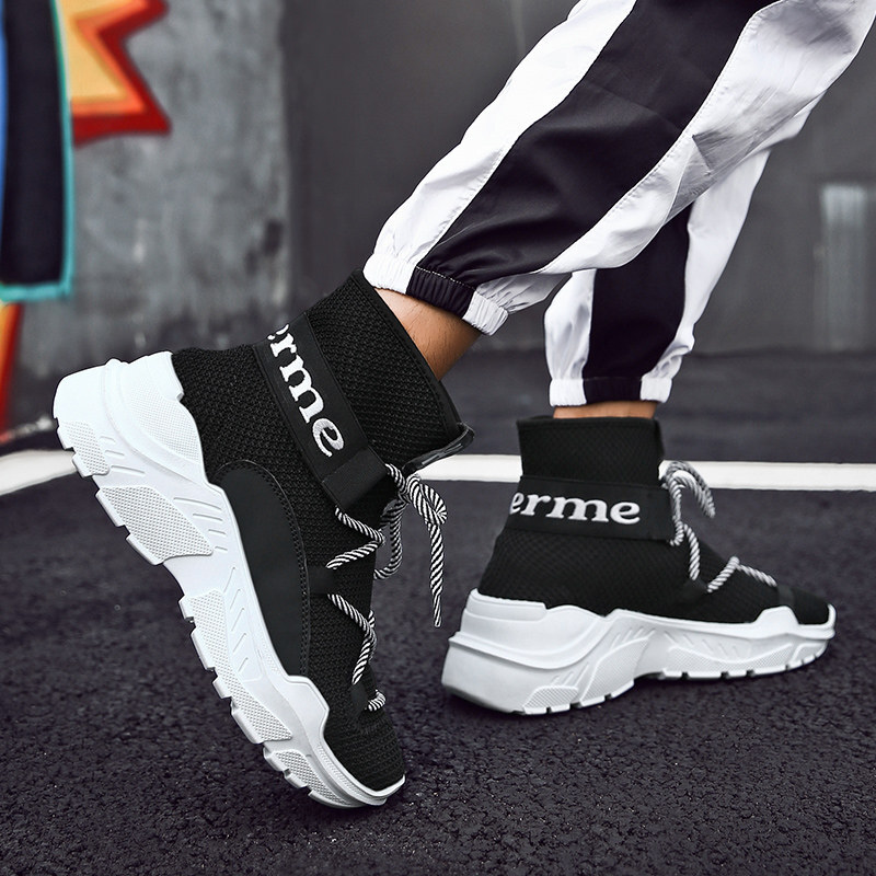 High Tops Unisex Basketball Shoes Men S Fashion Sport Shoes